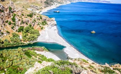 Palmenstrand von Preveli auf Kreta – Griechenland